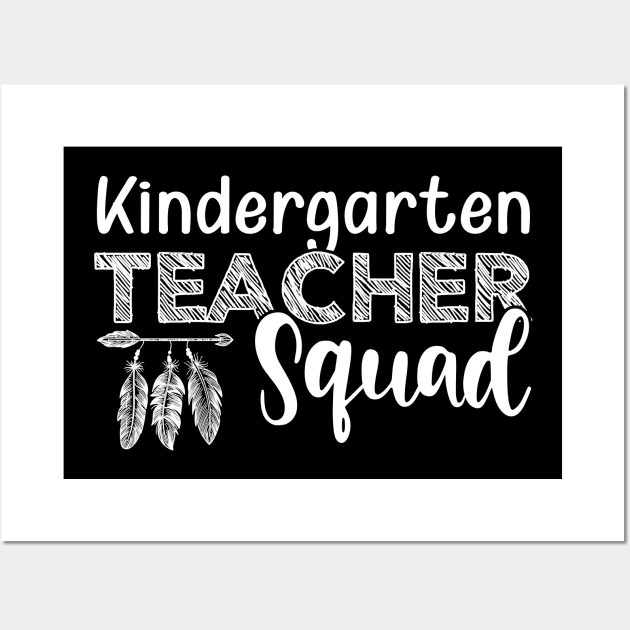 Kindergarten Teacher Squad Wall Art by KC Happy Shop